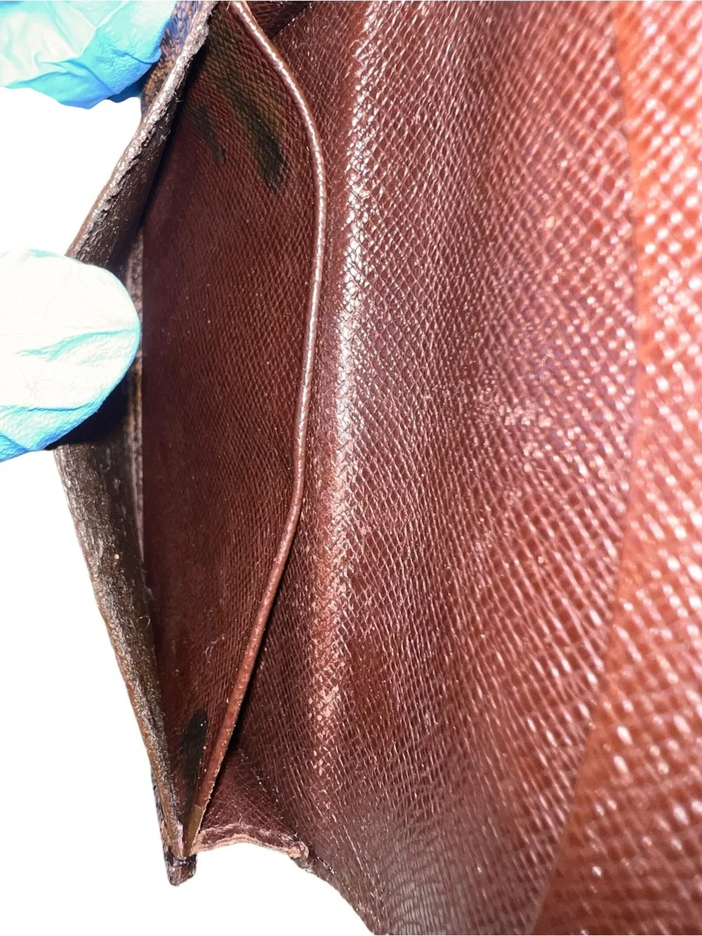 Louis Vuitton Brown Damier Ebene Checkered Men's Wallet